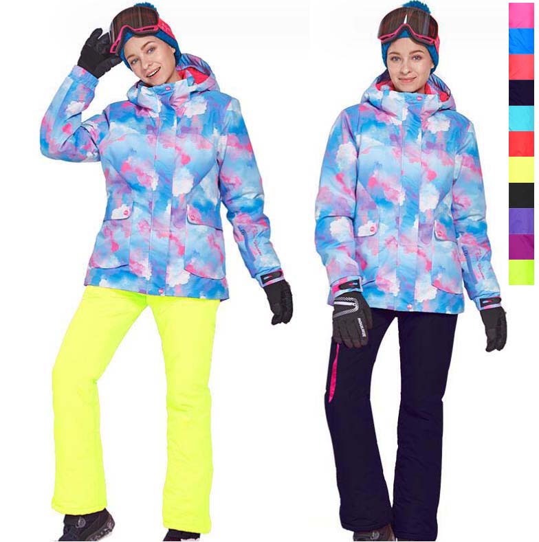 【新作セール】アウトドア用品 レディース スキーウェア スキー 雪服 大きいサイズ スノーウェア 暖かい 女性用スノボウェア 激安 スノーボードウェア 可愛い 上下セット ジャケット パンツ スノボーウェア スノボ ウェア ボードウェア 防寒 スノーボード S/M/L/XL/2XL