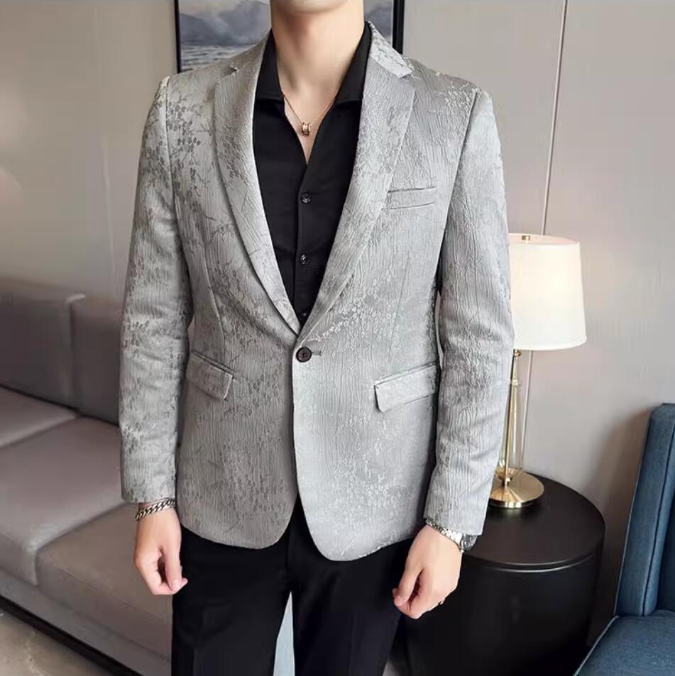 【送料無料】高級感 スーツジャケット メンズジャケット お兄ちゃん系 メンズスージャケットツ フォーマル 通勤 入社 スーツ 大きいサイズ 卒業 成人式ジャケット 韓国風 ビジネスジャケット 紳士服 単品 上着 ブラウス カッコイイ パーディー 二次会 忘年会