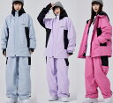 【送料無料】スキーウェア スノーウェア おしゃれ 防寒 防水 ペアスノーウェア 男女兼用 スノーボードウェア お揃い 新作 スノボ ウェア 暖かい スキー スノ...