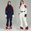 【送料無料】スキーウェア 連体服 スノボーウェア 細身スノボウェア 防水 オールインワン 新作 スノーウェア スノーボードウェア レディーススノーウェア 着痩せ...
