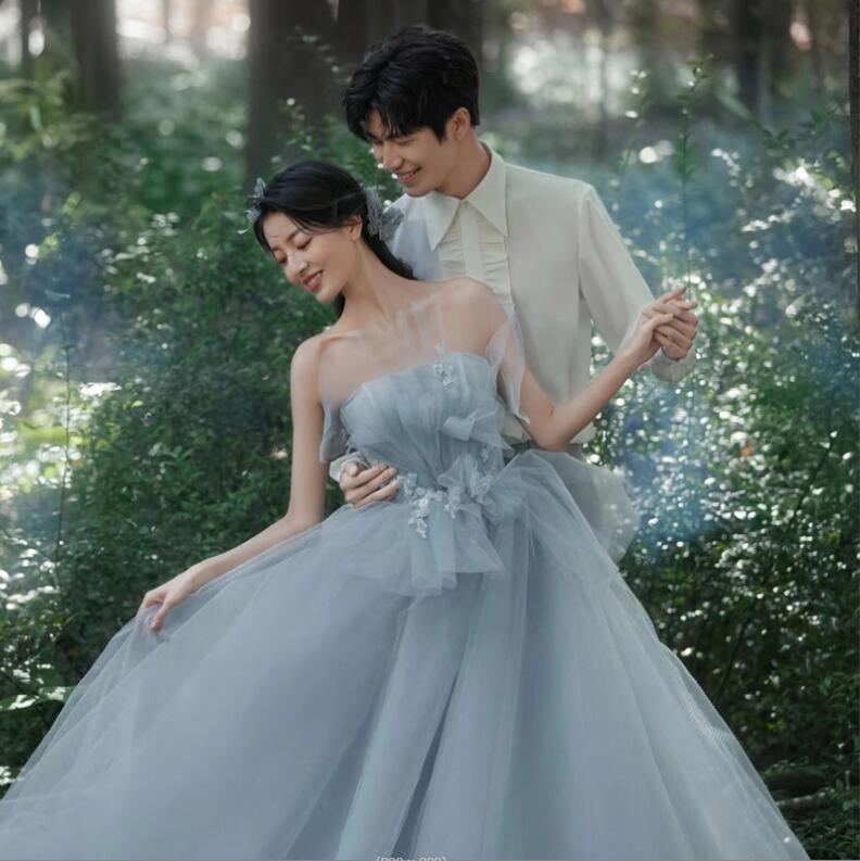 Rakuten - 【 送料無料】カラードレス コンサート オフショルダー お姫様 ワンピース 結婚式ドレス 前撮りドレス 後撮り ウェディングドレス フォトウェディング撮影 可愛い 花嫁ドレス きれいめ 高級感 パーティードレス ロング 二次会ドレス 披露宴 成人式ドレス エレガント