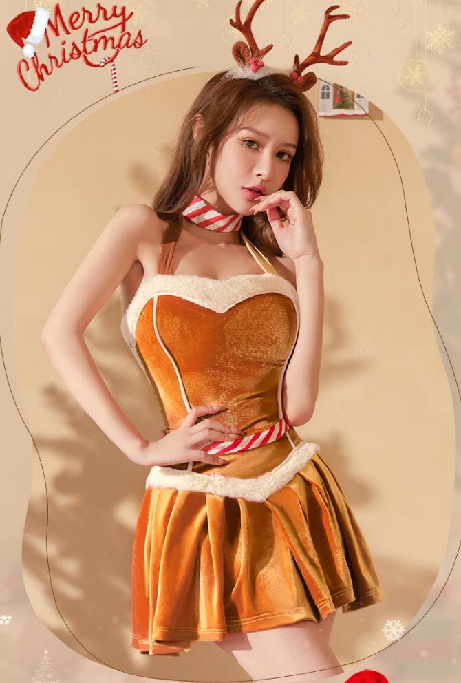 Rakuten - 【 送料無料】サンタクロース サンタ服 衣装 サンタ コスチューム サンタ ハロイン 妻 彼女 クリスマスプレゼント サンタワンピース バニーガール サンタドレス コスプレ レディース クリスマス 衣装 コスチューム クリスマス ワンピース