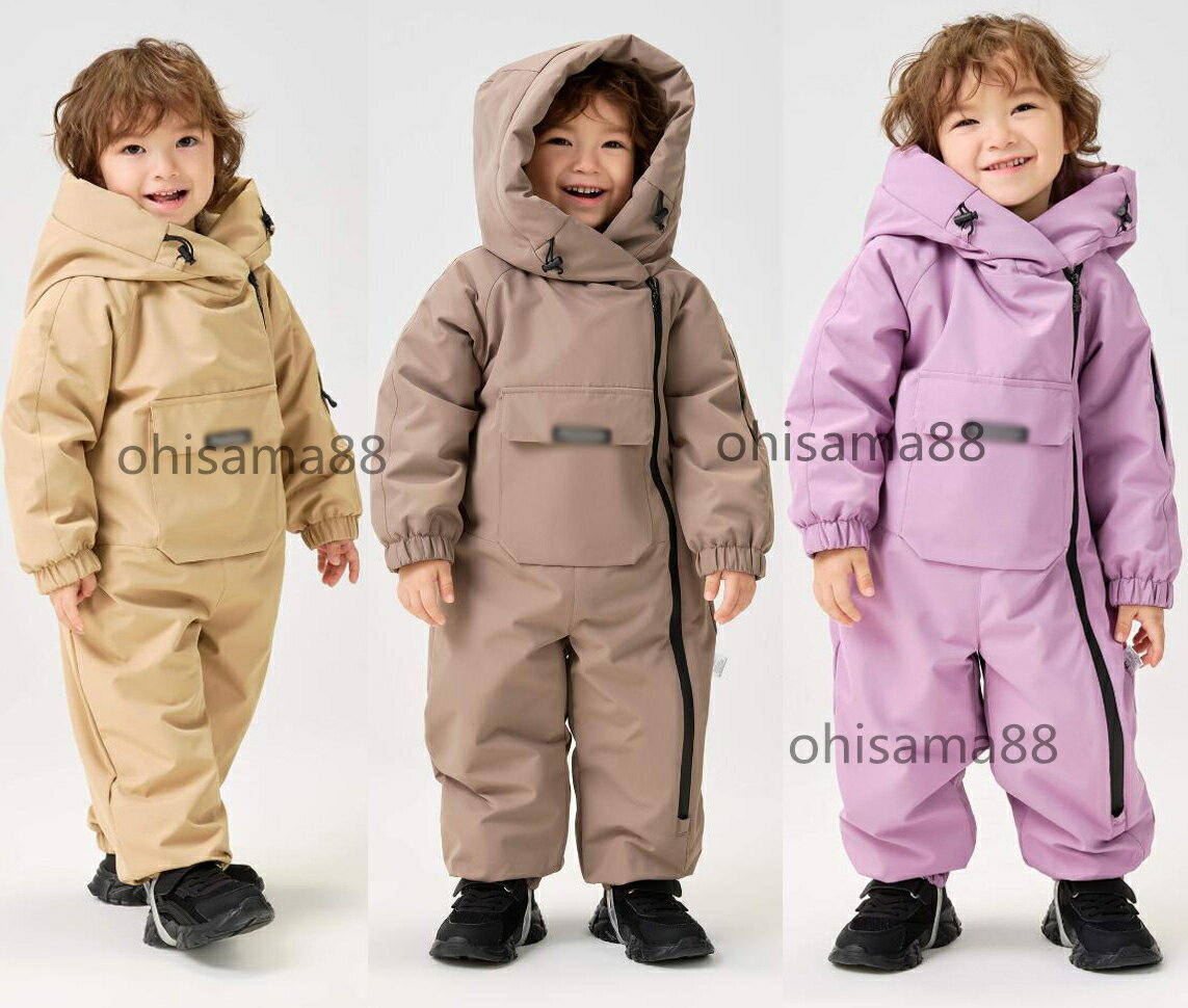 【目玉価額 ！激安】スキーウェア 赤ちゃん ベビー服 オールインワン 裏起毛 もこもこ キッズ 連体服 ..
