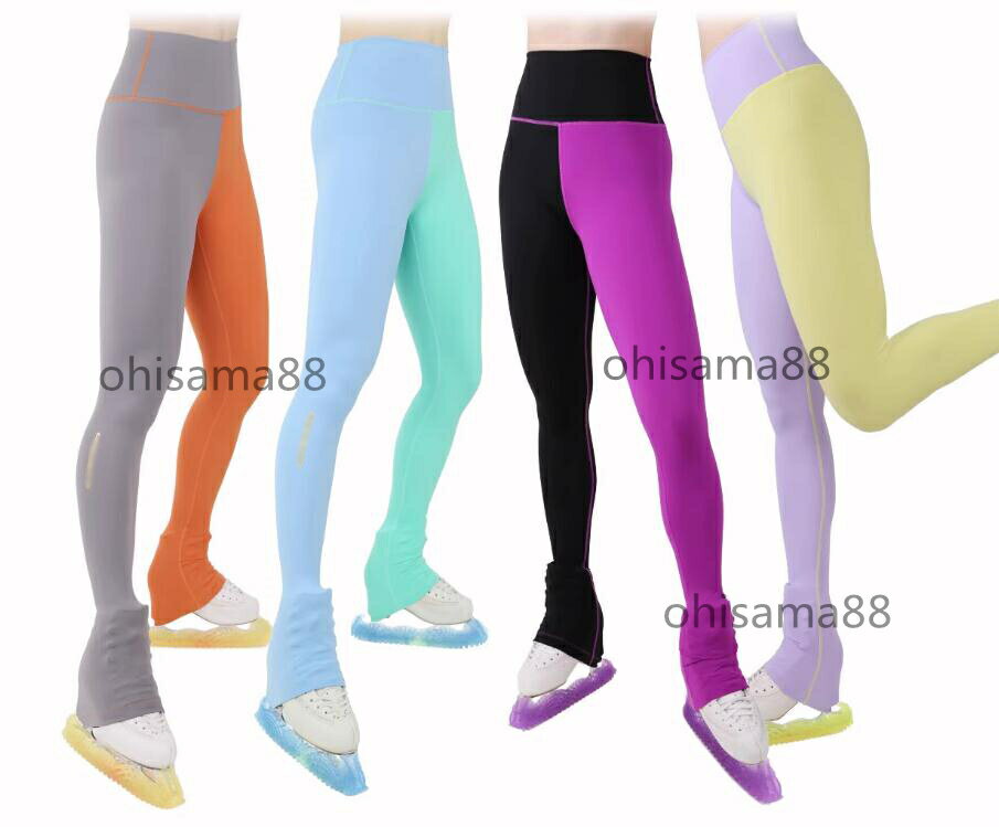 【送料無料】レギンス スケートウエア レディース パンツ レギンス アイスパンツ 女性 タイツ 練習着 子供 大人 フィギュアスケートパンツ ロングパンツ トレーニング 高弾性 優しい フィギュアスケート ズボン アイスフィギュアスケート衣装 可愛い 細身パンツ