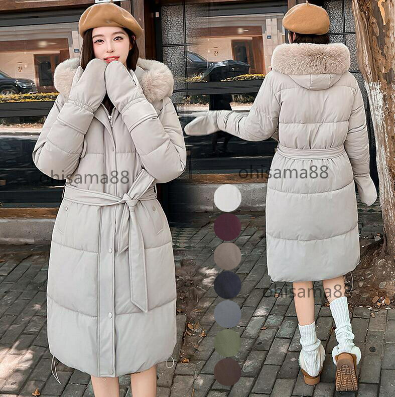 Other Jackets Jumpers - 【送料無料】ダウンコート 暖かい 厚手 中綿ジャケット 韓国風 レディースダウンコート ロングコート 通勤 通学 可愛い カジュアル 中綿コート ゆったり 着回し 黒コート レディース ダウンジャケット アウター 防風 防寒コート 大きいサイズ M/L/XL/2XL