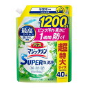 《花王》 バスマジックリン SUPER泡洗浄 グリーンハーブの香り つめかえ用 超特大サイズ 1200mL(3)