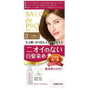 【医薬部外品】《ダリヤ》 サロンドプロ　無香料ヘアカラー早染め乳液　《2　より明るいライトブラウン》 白髪用