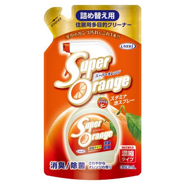 《UYEKI》 スーパーオレンジ 消臭・除菌泡タイプ(N) 詰め替え用 360mL