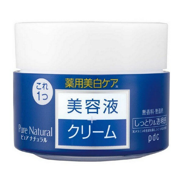 【医薬部外品】《pdc》 ピュア ナチュラルクリームエッセンス ホワイト 100g (薬用美白ローション)