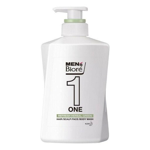 《花王》 メンズビオレ ONE オールインワン全身洗浄料 ハーバルグリーンの香り 本体 480mL 返品キャンセル不可 《花王》 メンズビオレ ONE オールインワン全身洗浄料 ハーバルグリーンの香り 本体 480mL 返品キャンセル不可