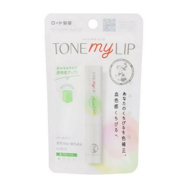 《ロート製薬》 メンソレータム トーンマイリップ グリーンクリア 2.4g