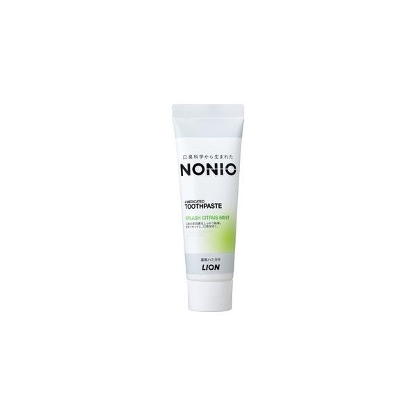 【医薬部外品】《ライオン》 NONIO(ノニオ) ハミガキ スプラッシュシトラスミント 130g (薬用歯磨き粉)