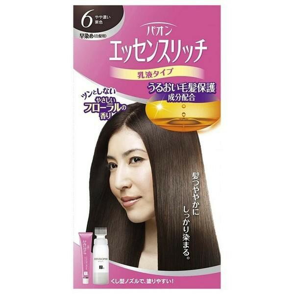 【医薬部外品】《ヘンケルジャパン》 パオン エッセンスリッチ 乳液タイプ 6 やや濃い栗色 (白髪染め)