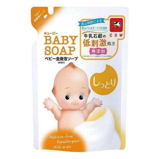 《牛乳石鹸》 キューピー ベビー全身泡ソープ しっとり 詰替用 350mL 《牛乳石鹸》 キューピー ベビー全身泡ソープ しっとり 詰替用 350mL