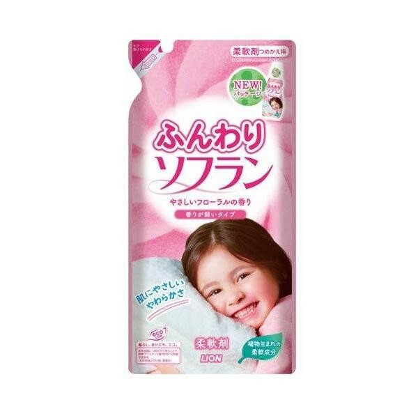 【LION】ふんわりソフラン　やさしいフローラルの香り　詰め替え用(500ml)