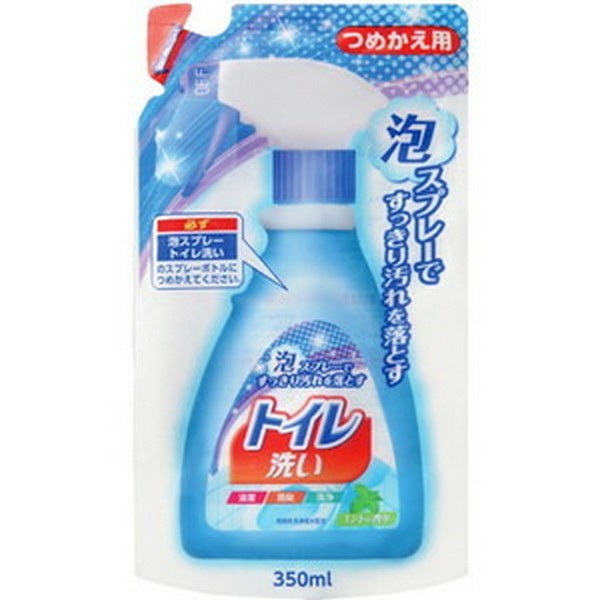 《日本合成洗剤》 ニチゴー 泡スプレートイレ洗い ミントの香り つめかえ用 350mL