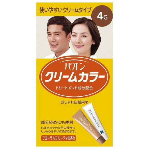 パオン クリームカラー 4-G 自然な栗色 パオン クリームカラー 4-G 自然な栗色
