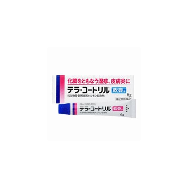 【第(2)類医薬品】《ジョンソン・エンド・ジョンソン》 テラ・コートリル軟膏 6g ★定形外郵便★追跡・保証なし★代引き不可★