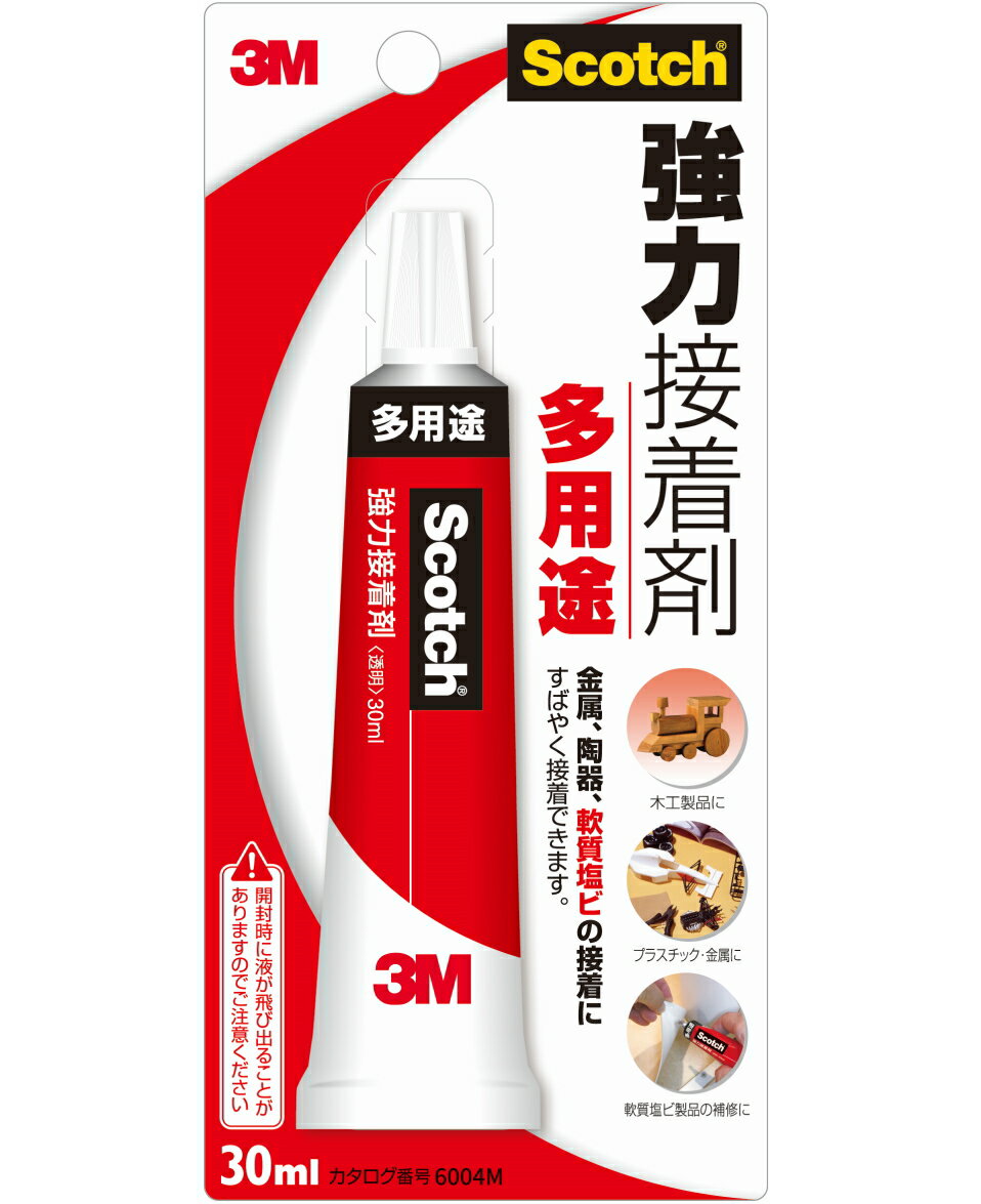 3M（スリーエム） スコッチ強力接着剤 多用途 30ml (6004M)