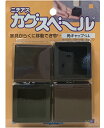 4個入り 内径：直径33〜36mm 《用途》 ●四角い脚のテーブルやイスにピッタリとフィットしてご使用いただけます。 《特長》 ●ナフロン（フッ素樹脂製）なので家具がスムーズに移動できます。 ●床暖房の床でも使用できます（貼るタイプの接着力は若干低下します） 《使える床》 ●フローリング・カーペット・畳の床に使えます。 ※タイルやコンクリートなど表面が硬くて凸凹しているような床では、お使いいただけません。 《動かせる重量の目安》 ●貼るタイプ（丸・角・長方型）やキャップタイプは4点支持で60kg程度です。 ●重量用で4点支持で100kg程度、プロ用は2本使用で200kgです。 ※あくまでも目安となります。接地面積や床の種類により異なります。 《注意事項》 ※カグスベールをセットした家具等は、踏み台として使用しないでください。 ※床の傷防止材ではありません。 ※ある程度の防音効果はありますが、防音材ほどの防音効果はありません。 ※加熱しないでください。 ※全体に重量が均一にかかるようにセットしてください。 ※床や家具にたわみ等があると、本来の性能が発揮できない場合があります。 ※重い家具には重量用やコーナー用をお使いください。