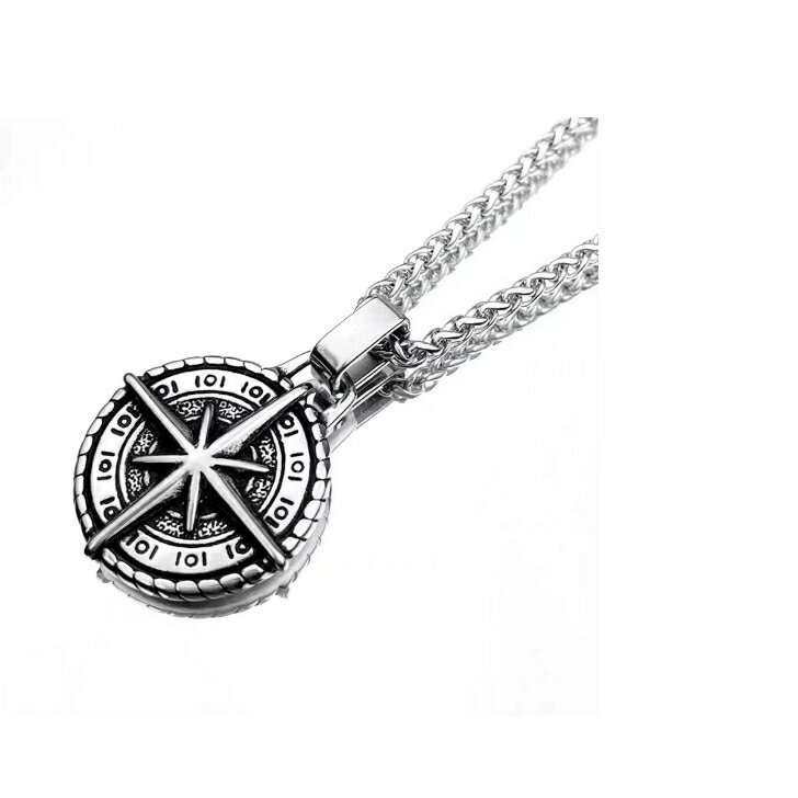 ネックレス メンズ 金属アレルギー 錆びない 個性的ネックレス　　 ユニセックス かっこいい バイカスタイル シンプル 男性向けアクセサリー サージカルステンレス 原宿系 ユーズ y331(4)