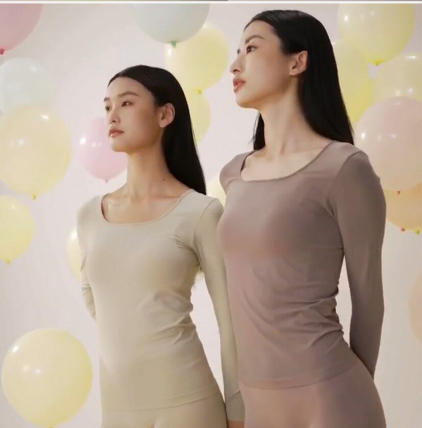 暖かいインナシャツ 長袖 薄い 敏感肌に優しい 秋冬コーデ 弾力性 快適 レディース ストレッチ 防寒グ..