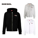 ディーゼル ロゴ プリント ジップ パーカー S-GINN-HOOD-ZIP A03769 0BAWT DIESEL 長袖 メンズ カジュアル ブラック グレー ホワイト