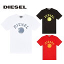 ディーゼル DIESEL メンズ クルーネック Tシャツ T-DIEGOR-K56 A08682-0GRAI メンズ レディース