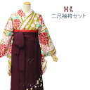 袴セット HLアッシュエル 二尺袖着物と刺繍袴 卒業式セット...