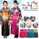袴セット HL 二尺袖 袴 4点セット レディース 小振袖 卒業式 全25パターン ぼかし (着物/刺繍袴/襦袢/袴下帯) 結婚式 謝恩会 パーティー はかま セット 小学生 小学生袴 お取寄せ アッシュ・エル 二尺袖着物 着物 きもの 女性 グラデーション レース 取寄せ
