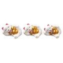 \ポイント5倍?エントリー必要&100円クーポン/【11A-1】お正月ミニセラミック寝転び招き猫 黄金ひょうたん(大) 迎春 縁起物 玄関 おしゃれ ねこ 金運...