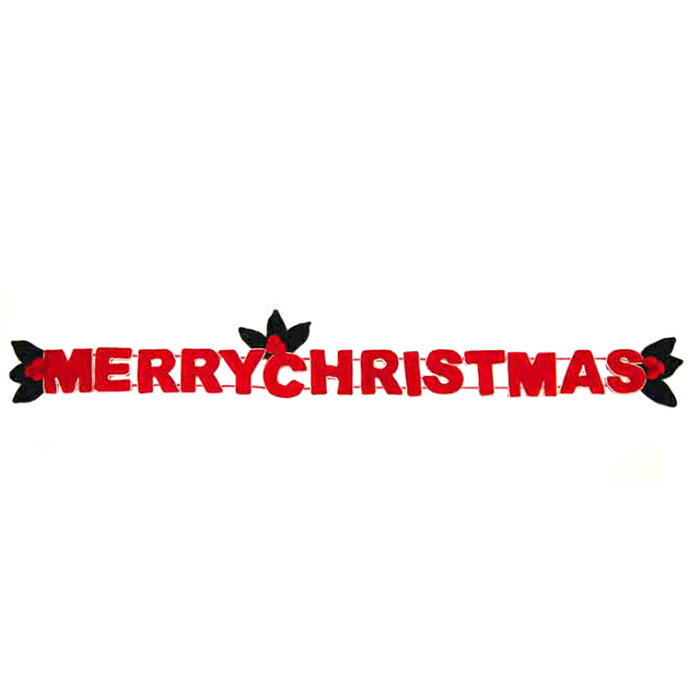 MERRY CHRISTMASガーランドMサイズ クリスマス クリスマスオーナメント オーナメント 北欧 アンティーク インテリア おしゃれ かわいい フェルト 小物 雑貨 飾り付け 飾り 装飾 クリスマスツリー B5