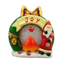 \5と0の日限定10%OFFクーポンあり/LEDセラミックリーススノーマンボール クリスマス おしゃれ かわいい 北欧 セラミック 陶器 卓上 テーブル 飾り 装飾 置物 小物 雑貨 LEDライト 電飾 ボール 雪だるま インテリア クリスマス 在庫処分