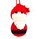 【A4】ニットコミカルサンタさんクリスマスオーナメント クリスマス クリスマスオーナメント オーナメント 北欧 おしゃれ かわいい 小物 雑貨 飾り付け 飾り 装飾 クリスマスツリー あみぐるみ 編み物