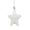 \お盆休み限定5%OFFクーポンあり/アクリルミニスタークリスマスオーナメント ホワイト クリスマス クリスマスオーナメント オーナメント 北欧 アンティーク ...