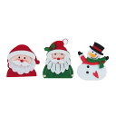 【I2】フェルトクリスマスクリップ6個セット クリスマス おしゃれ かわいい 北欧 木製 ナチュラル 卓上 テーブル 飾り 装飾 置物 小物 雑貨 ステーショナ...