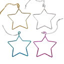 【マラソン限定!最大2,000円OFFクーポンあり】メタルワイヤーラメクリスマススターオーナメント ゴールド クリスマス クリスマスオーナメント オーナメント 北欧 アンティーク おしゃれ かわいい 雑貨 飾り付け 飾り 装飾 クリスマスツリー クリスマス