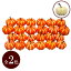 【1F】ミニミニパンプキン24個セット オレンジ&ホワイト パンプキン かぼちゃ 手作り 小さい おしゃれ かわいい 卓上 カウンター ハンドメイド 資材 飾り付け 装飾 店舗装飾 雑貨 小物 オブジェ 秋 インテリア パーティー デコレーション ディスプレイ ハロウィン