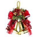 クリスマスベル 22cm レッド ベルハンガー オーナメント 玄関 北欧 ナチュラル 赤 小さい 小さめ ミニサイズ おしゃれ かわいい 小物 ドア 手作り 上...