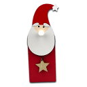 \100円引きクーポンあり/LEDウッドクリスマスサンタ レッド クリスマス おしゃれ かわいい 北欧 木製 ナチュラル 温かい 卓上 テーブル 飾り 装飾 置物 小物 雑貨 電飾 ライト サンタクロース クリスマスツリー インテリア パーティー