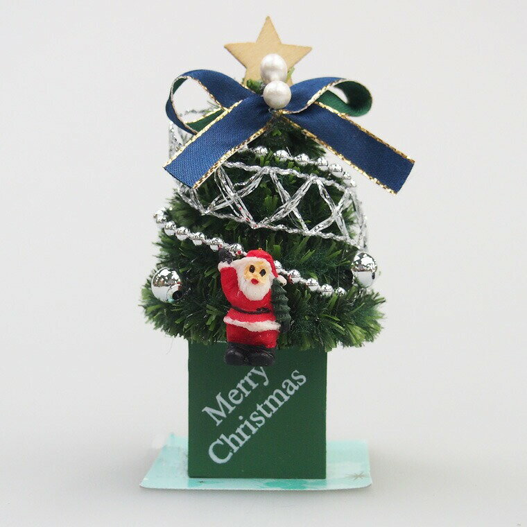 【当店最大P12倍！ブラックフライデー限定】【1000円ポッキリ】ミニクリスマスツリー ブルー クリスマスツリー ミニ 卓上 デスク 置物 テーブル 北欧 おしゃれ 小さい 小さめ かわいい 足元 高級 豪華 上品 装飾 飾り ギフト ミニツリー 国産 在庫処分 特価