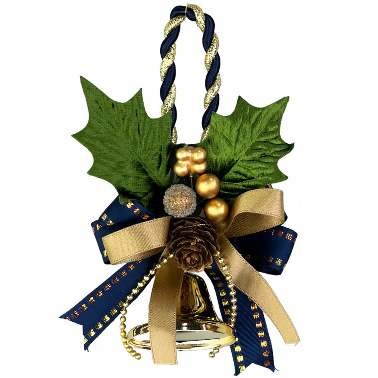 【当店最大P12倍！ブラックフライデー限定】【1000円ポッキリ】クリスマスベル 10cm ブルー クリスマスツリー 玄関 部屋 北欧 ナチュラル オーナメント 手作り おしゃれ 飾り 装飾 かわいい ディスプレイ 天然素材 花 造花 ギフト プレゼント 在庫処分 お買い得