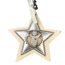 ウッドメタルクリスマススターオーナメント シルバーエンジェル エンジェル メタル クリスマス雑貨 クリスマスオーナメント デコレーション クリスマスツリー 飾り付け