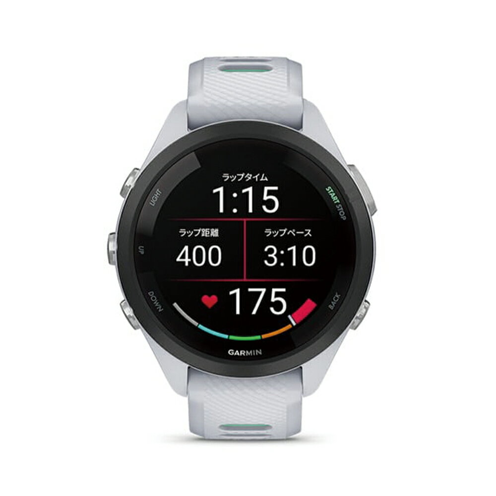 腕時計 メンズ レディース ウォッチ OHMICHI watch GARMIN ガーミン 防水 正規品 Forerunner 265S フォアランナー White 010-02810-44