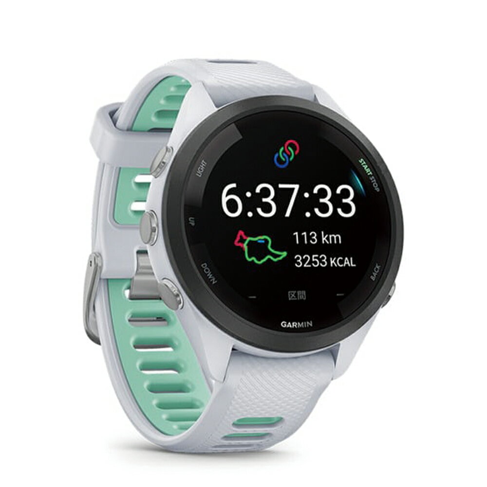 腕時計 メンズ レディース ウォッチ OHMICHI watch GARMIN ガーミン 防水 正規品 Forerunner 265S フォアランナー White 010-02810-44