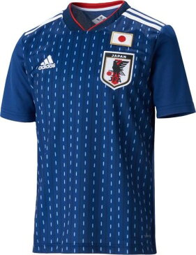 アディダス adidas ジュニア（KIDS）サッカー日本代表ホームレプリカユニフォーム半袖 18Q1 サッカーシャツ（Jr） DRN90-BR3644 (ナイトBLF13/W)