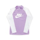 ナイキ Nike トドラー ロングスリーブ UV ラッシュガード ジュニア ラッシュガード 1981722-12 パープル UV 日焼け防止 露出軽減 寒さ軽減 スクール水着 プール授業 水遊び 川遊び 海 ビーチ(4)