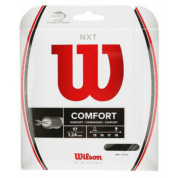 Wilson ウィルソン wrz942700 【パッケージ品】NXT 16/17硬式テニスマルチフィラメントガット