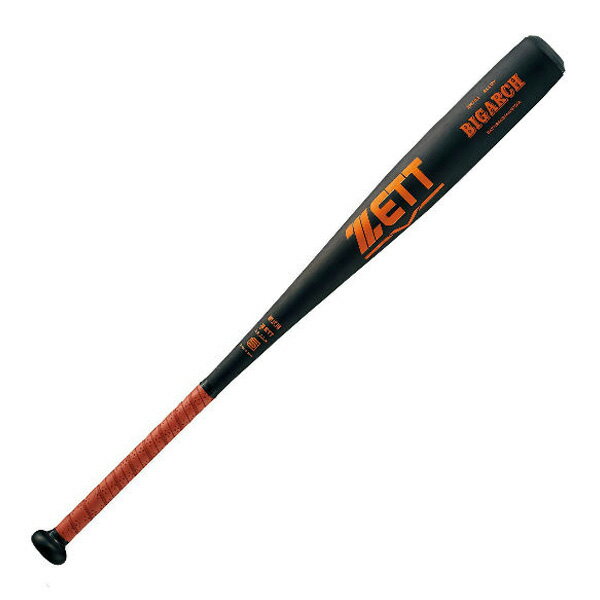 ゼット ZETT bat11983-1900 硬式 アルミバット ビッグアーチ ブラック 83cm 900g
