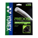 ヨネックス YONEX tgrx130-007 テニスガット 単張り レクシス(REXIS) 130 ブラック